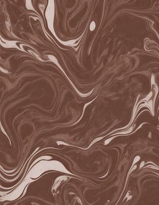 The primary subject of the image is a brown and white marbled pattern, which is the main focus of the image. The setting is a wall, and the visual style is a close-up of the marbled pattern. The colors and mood of the image are predominantly brown and white, with a slightly textured appearance.
