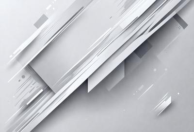 The primary subject of the image is a white, abstract design. The setting is a gray background, which contrasts with the white design. The visual style is a combination of digital art and illustration, creating a unique and modern appearance. The dominant colors are white and gray, giving the image a clean and minimalist feel.