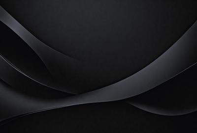 The primary subject of the image is a black and white drawing of a curved line. The setting is a black background, which emphasizes the line's shape and form. The visual style is a combination of digital art and illustration, creating a striking and minimalist design. The colors and mood are predominantly black and white, giving the image a bold and modern appearance.
