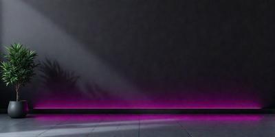The primary subject of the image is a pink wall with a shadow cast on it. The setting is a room with a pink wall, and the visual style appears to be a photo. The dominant colors in the image are pink and purple, creating a warm and inviting atmosphere.