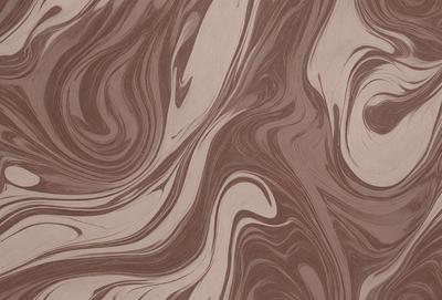 The primary subject of the image is a brown and white patterned surface, which appears to be a wood grain texture. The setting is a close-up of the pattern, showcasing the intricate details of the design. The visual style is a combination of a photo and a digital art, as it captures the natural texture of the wood grain while also having a digital art-like quality. The colors and mood of the image are warm and earthy, with the brown and white colors evoking a sense of natural beauty