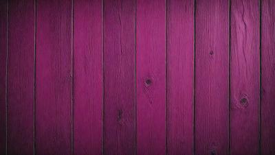 The primary subject of the image is a wooden wall with a purple color. The setting is a room with a wooden surface, and the visual style is a close-up of the wooden wall. The dominant colors are purple and brown, creating a warm and cozy atmosphere.
