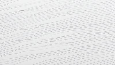 The primary subject of the image is a white wall with a pattern of black lines on it. The setting is a room with a white background, and the visual style appears to be a drawing or a pattern. The dominant colors are white and black, creating a clean and minimalist atmosphere.
