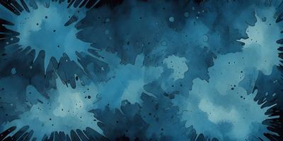 The primary subject of the image is a blue and white painting or drawing of a cloudy sky. The setting is a dark blue background, which contrasts with the lighter blue and white colors of the cloudy sky. The visual style appears to be a combination of digital art and traditional painting, creating a unique and artistic representation of the cloudy sky. The colors and mood of the image are predominantly dark and moody, with the blue and white clouds creating a sense of depth and atmosphere.