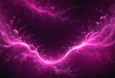 The primary subject of the image is a pink, swirling, and flowing pattern. The setting is a dark background, which contrasts with the vibrant pink color of the pattern. The visual style appears to be a digital art or illustration, as the pattern is intricate and detailed. The colors and mood of the image are predominantly pink, creating a sense of warmth and energy.