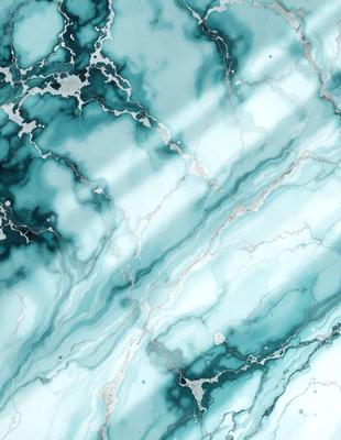 The primary subject of the image is a marble-like pattern, which is a blue and white color scheme. The setting is a wall with a marble-like texture, giving the appearance of a marble surface. The visual style is a close-up of the marble-like pattern, showcasing the intricate details of the design. The colors and mood of the image are predominantly blue and white, creating a clean and elegant atmosphere.