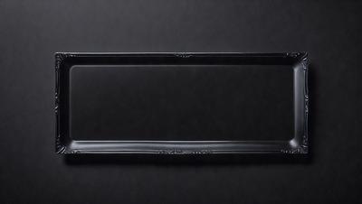 The primary subject of the image is a black metal bar or rod. The setting is a black background, which creates a contrast with the metal bar. The visual style is a close-up of the metal bar, showcasing its texture and details. The colors and mood of the image are predominantly dark, with the black metal bar being the main focus.