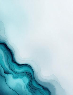 The primary subject of the image is a large body of water, possibly an ocean or a large lake. The water appears to be blue and has a rippling texture. The setting is a vast, open space with no visible land or other objects. The visual style of the image is a combination of photo and digital art, creating a realistic yet artistic representation of the water. The colors and mood of the image are serene and calming, with the blue water evoking a sense of tranquility and vastness.