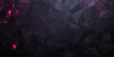 The primary subject of the image is a black and purple geometric pattern. The setting is a dark background, which contrasts with the bright colors of the pattern. The visual style is a combination of digital art and illustration, creating a unique and intricate design. The dominant colors are black and purple, giving the image a bold and striking appearance.