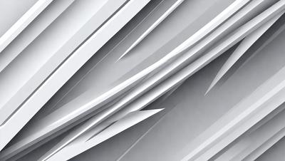 The primary subject of the image is a white wall with a pattern of white triangles. The setting is a room with a white background. The visual style is a digital art or illustration, creating a clean and minimalist appearance. The dominant colors are white, which gives the image a calm and serene atmosphere.