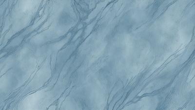 The primary subject of the image is a blue marble-like surface with a pattern of swirls and waves. The setting is a blue background, which creates a visually striking contrast with the marble-like surface. The visual style is a combination of a photo and a digital art, as it appears to be a close-up of the marble-like surface with a touch of digital manipulation. The colors and mood of the image are predominantly blue, which gives it a calm and serene atmosphere.