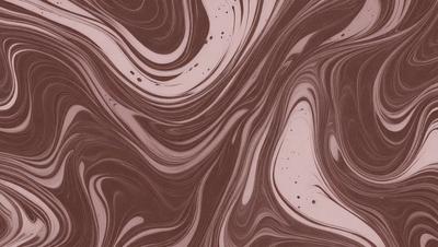 The image features a brown and white swirling pattern, which appears to be a chocolate-colored design. The primary subject is the swirling pattern, which is set against a brown background. The visual style of the image is a combination of a photo and a digital art, illustration, or drawing. The dominant colors in the image are brown and white, creating a rich and textured atmosphere.