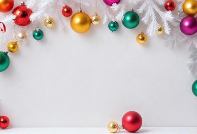 The primary subject of the image is a Christmas ornament, which is hanging from a string. The ornament is red and gold, and it is placed on a white surface. The setting appears to be indoors, possibly in a room with a Christmas tree. The visual style of the image is a close-up of the ornament, showcasing its details. The colors and mood of the image are festive and joyful, as it captures the essence of the holiday season.
