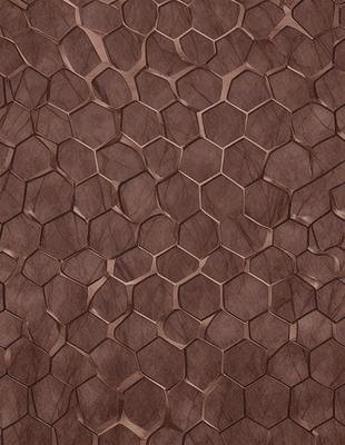 The primary subject of the image is a close-up of a brown leather material, possibly a leather wallpaper or a leather-like fabric. The setting is a wall, and the visual style appears to be a pattern or texture. The colors in the image are predominantly brown, giving it a warm and natural atmosphere.