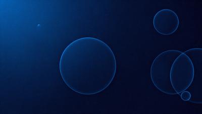 The primary subject of the image is a blue circle. The setting is a dark blue background, which creates a contrasting effect with the blue circle. The visual style appears to be a digital art or illustration, as the circle is depicted in a stylized manner. The colors and mood of the image are predominantly dark and moody, with the blue circle being the main focal point.