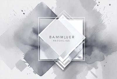 Primary subject: Bamimluuer Passsieligge
Setting/background: A white background
Visual style: Digital art
Colors and mood: The image is in black and white, giving it a classic and timeless appearance.