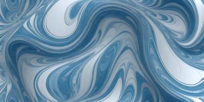 The primary subject of the image is a blue and white swirl pattern, which appears to be a digital art or illustration. The setting is a white background, and the visual style is a mix of digital art and illustration. The dominant colors in the image are blue and white, creating a calming and soothing atmosphere.