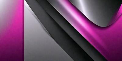 The primary subject of the image is a black and pink striped roll of paper. The setting is a gray background, and the visual style appears to be a photo. The dominant colors are black and pink, creating a bold and striking appearance.