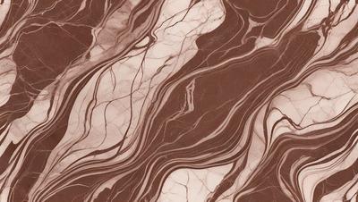 The image features a marble-like surface with a brown and white color scheme. The primary subject is a close-up of the marble, showcasing its intricate patterns and textures. The setting is a natural environment, possibly a stone or marble quarry. The visual style is a close-up of the marble, emphasizing its unique features. The colors and mood of the image are warm and earthy, with the brown and white tones creating a sense of natural beauty.