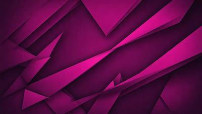 The primary subject of the image is a purple geometric pattern. The setting is a purple background, which creates a visually striking contrast with the pattern. The visual style of the image is a combination of digital art and illustration, giving it a modern and artistic appearance. The dominant colors in the image are purple and pink, creating a warm and vibrant atmosphere.