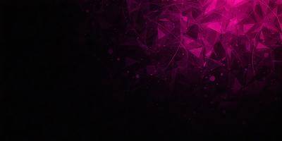 The primary subject of the image is a close-up of a pink geometric pattern. The setting is a dark background, which contrasts with the bright pink pattern. The visual style is a combination of digital art and illustration, creating a unique and eye-catching design. The dominant colors are pink and black, giving the image a bold and vibrant atmosphere.