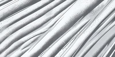 The primary subject of the image is a pattern of white and gray dots, which creates a visually interesting and somewhat abstract design. The setting is a white background, which provides a clean and minimalist appearance. The visual style is a combination of digital art and illustration, as the dots are arranged in a deliberate and artistic manner. The colors and mood of the image are predominantly white and gray, giving it a calm and serene atmosphere.