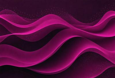 The primary subject of the image is a purple wave, which is the main object, scene, or focus of the image. The setting or background is a dark purple surface, which adds to the overall atmosphere. The visual style of the image is digital art, as it is a digital representation of a wave. The dominant colors and overall atmosphere are dark and moody, with the purple wave being the most prominent feature in the scene.