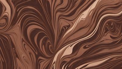 The primary subject of the image is a brown and white patterned wallpaper. The setting is a room with a brown and white striped wallpaper. The visual style is a close-up of the wallpaper, showcasing its intricate design. The colors and mood of the image are warm and inviting, with the brown and white colors creating a cozy atmosphere.