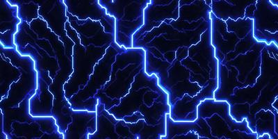 The primary subject of the image is a blue, lightning-like pattern or design. The setting is a dark background, which contrasts with the blue lightning-like pattern. The visual style appears to be a digital art or illustration, as it is a complex and intricate design. The colors and mood of the image are predominantly blue, with a sense of energy and movement, as the lightning-like pattern suggests.