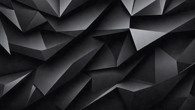 The primary subject of the image is a black and white geometric pattern. The setting is a black background, which contrasts with the pattern. The visual style is a combination of digital art and illustration, creating a unique and intricate design. The dominant colors are black and white, giving the image a classic and timeless appearance. The overall atmosphere is one of sophistication and elegance.