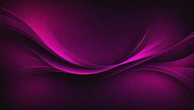 The primary subject of the image is a purple background with a pink wave-like pattern. The setting is a dark room, and the visual style appears to be a digital art or illustration. The dominant colors are purple and pink, creating a calm and soothing atmosphere.