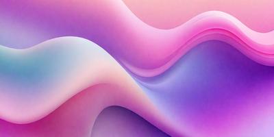 The primary subject of the image is a large, colorful wave. The wave is depicted in a variety of colors, including pink, purple, and blue. The setting is a water surface, and the visual style appears to be a digital art or illustration. The overall atmosphere of the image is vibrant and dynamic, with the wave's colors and movement creating a sense of energy and motion.