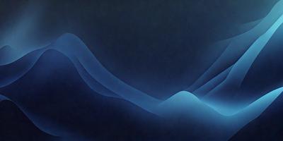 The primary subject of the image is a blue, curved, and flowing shape, which appears to be a painting or drawing. The setting is a dark blue background, creating a contrasting and dramatic effect. The visual style is artistic, with the blue shape being the main focus of the image. The colors and mood are predominantly dark and moody, with the blue shape being the only prominent color in the scene.