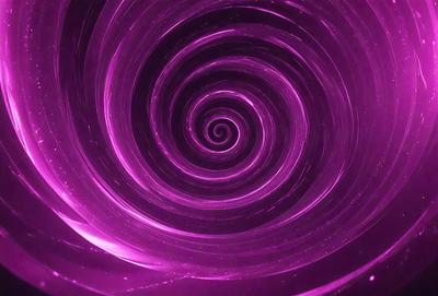 The primary subject of the image is a spiral pattern, which is a prominent feature in the purple background. The spiral pattern is a visual style that gives the image a unique and artistic appearance. The colors in the image are predominantly purple, creating a calm and serene atmosphere. The spiral pattern is the main focus of the image, and it stands out against the purple background.