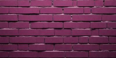 The primary subject of the image is a purple brick wall. The setting is a brick wall, and the visual style is a photo. The dominant colors are purple and red, creating a warm and vibrant atmosphere.