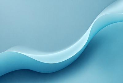 The primary subject of the image is a blue wave, which is the main object, scene, or focus of the image. The setting or background is a blue surface, which could be a wall or a piece of artwork. The visual style of the image is digital art, as it is a digital representation of a wave. The dominant colors in the image are blue, which creates a calm and serene atmosphere.