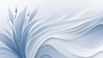 The primary subject of the image is a white, flowing wave. The setting is a white background, which creates a clean and minimalist appearance. The visual style is a digital art or illustration, as the wave is depicted in a detailed and artistic manner. The colors and mood of the image are predominantly white, giving it a calm and serene atmosphere.