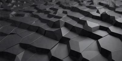 The primary subject of the image is a black and white patterned surface, which appears to be a textured wall or a piece of artwork. The setting is a dark room, and the visual style is a combination of digital art and illustration. The dominant colors are black and white, creating a moody and dramatic atmosphere.