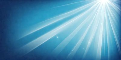 The primary subject of the image is a bright, white light shining through the sky. The light appears to be coming from the sun, creating a warm and inviting atmosphere. The setting is a clear blue sky, which provides a beautiful backdrop for the light. The visual style of the image is a combination of photo and digital art, creating a stunning and captivating scene. The colors and mood of the image are predominantly white and blue, with a hint of warmth from the sunlight.