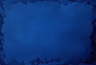 The primary subject of the image is a blue sky with a few stars visible. The setting is a vast, open space with no landmarks or objects in the background. The visual style is a combination of a photo and a digital art, creating a unique and artistic representation of the sky. The colors and mood of the image are predominantly blue, with a sense of tranquility and vastness.