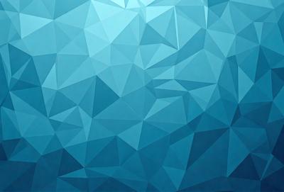 The primary subject of the image is a blue background with a geometric pattern. The setting is a blue ocean, and the visual style is a digital art or illustration. The dominant colors are blue and white, creating a calm and serene atmosphere.