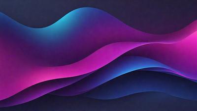 The primary subject of the image is a purple and blue wave pattern. The setting is a dark background, which contrasts with the vibrant colors of the wave pattern. The visual style is a digital art or illustration, as the wave pattern is created with a combination of purple and blue colors. The overall atmosphere is calm and serene, as the wave pattern appears to be undulating in a peaceful manner.