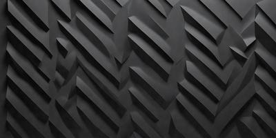 The primary subject of the image is a black and white patterned wall. The setting is a black background, and the visual style appears to be a pattern or texture. The dominant colors are black and white, creating a bold and striking atmosphere.