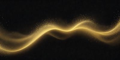 The primary subject of the image is a yellow wave or swirl pattern, which appears to be a digital art or illustration. The setting is a dark background, which contrasts with the bright yellow color of the wave. The visual style suggests that the image is a creative and artistic representation of a wave or swirl pattern. The colors and mood of the image are predominantly yellow, giving it a warm and vibrant atmosphere.
