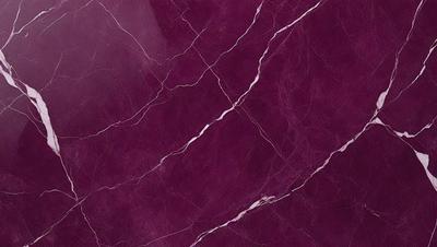 Purple marble wall with white veins.