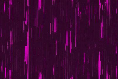 The primary subject of the image is a purple background with a pattern of pink and purple streaks. The setting appears to be a dark, possibly futuristic environment. The visual style of the image is a combination of digital art and illustration, creating a unique and intriguing atmosphere. The dominant colors in the image are purple and pink, with the pink streaks adding a contrasting element to the purple background. Overall, the image conveys a sense of mystery and intrigue.