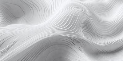 The primary subject of the image is a white, textured surface that resembles a mountain or a wave. The setting is a white background, and the visual style appears to be a combination of digital art and illustration. The colors and mood of the image are predominantly white, giving it a clean and minimalist appearance.
