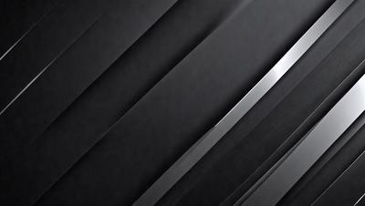 The primary subject of the image is a close-up of a metal object, possibly a knife or a sword, with a black background. The visual style appears to be a digital art or illustration, as the metal object is depicted in a detailed and intricate manner. The colors in the image are predominantly black, giving it a dark and mysterious atmosphere.