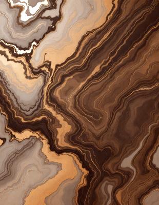 The primary subject of the image is a close-up of a wooden surface with a unique and intricate pattern. The setting is a natural environment, possibly a wooded area or a natural stone surface. The visual style is a close-up of the wooden surface, showcasing the intricate pattern and texture. The colors and mood of the image are warm and earthy, with the wooden surface and the natural environment creating a sense of tranquility and connection to nature.