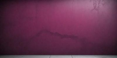 The primary subject of the image is a purple wall. The setting is a room with a purple wall, and the visual style is a photo. The dominant colors are purple and red, creating a moody atmosphere.